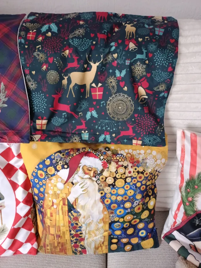 4 Capas de Almofada de Natal