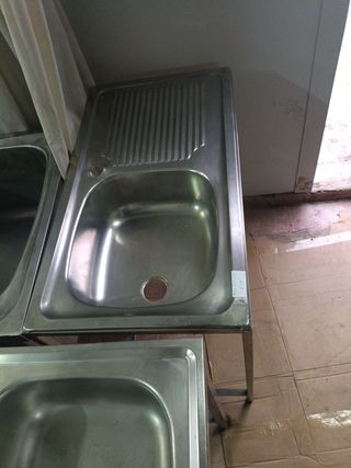 Pila Acero Inox. Bajo Barra  Escurridor 658746091