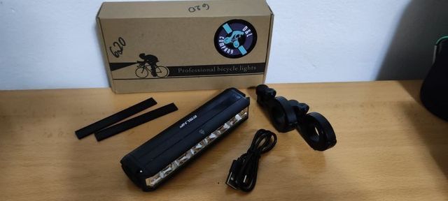 ☢️luz LED BICICLETA 1400 LÚMENES