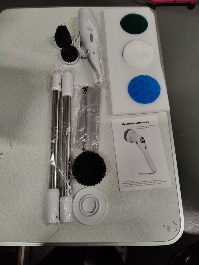 Cepillo Eléctrico Limpieza 8 en 1