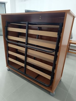 Cama Plegable Madera Marrón