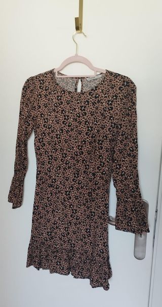 Vestido estampado animal print