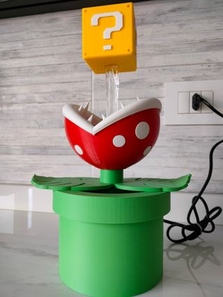 Fontana Pianta Carnivora Super Mario