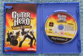 Juego PS2: Guitar Hero, World Tour.