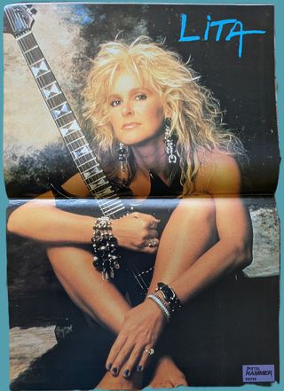 Póster Lita - Rock Metal Guitarra