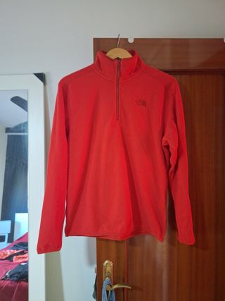 Forro polar The North Face Polartec rojo