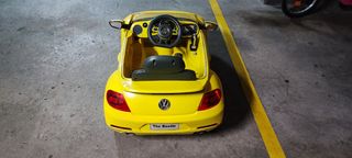 Cochecito Bebe Amarillo con Mando y luces