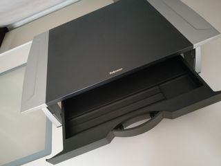 Soporte Monitor Fellowes Negro/Plateado
