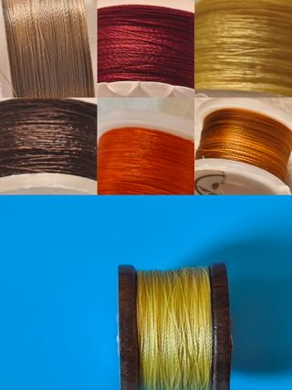 Hilos para montaje de moscas