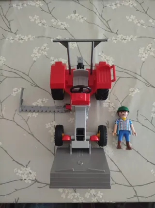 Playmobil  Grúa-Motocicleta, Tractor, 4x4, camión