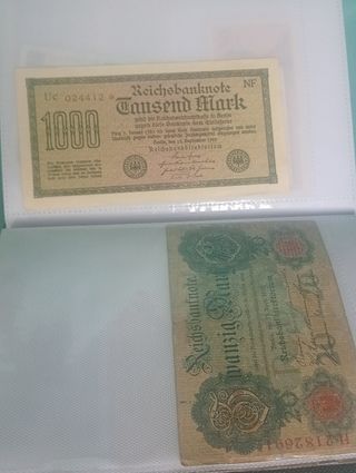 Billetes antiguos de todos los paises