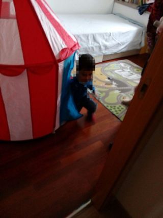 Tienda de campaña infantil tipo circo