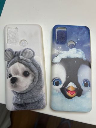 Custodie Oppo A53s - Cane e pinguino