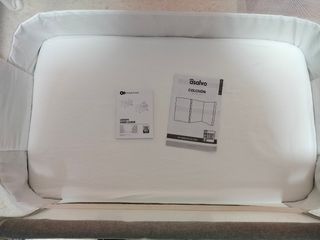 Cuna colecho Kinderkraft gris