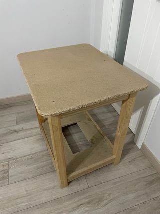 Mesa camilla de madera