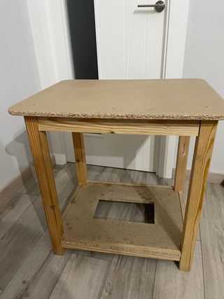 Mesa camilla de madera