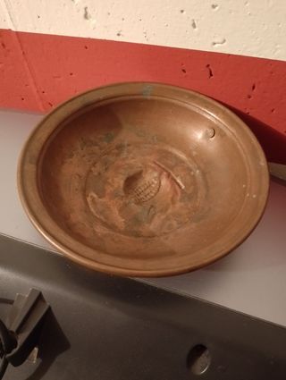 Calderos de cobre martillado