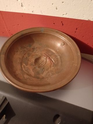 Calderos de cobre martillado