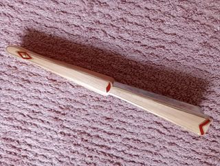 Abanico de madera pintado a mano