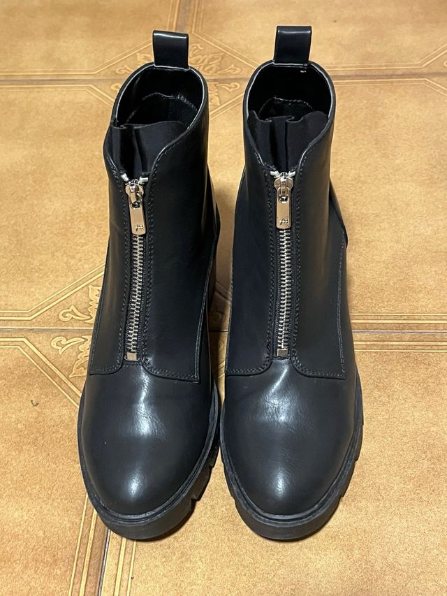 Botas Anna Field negras con cremallera