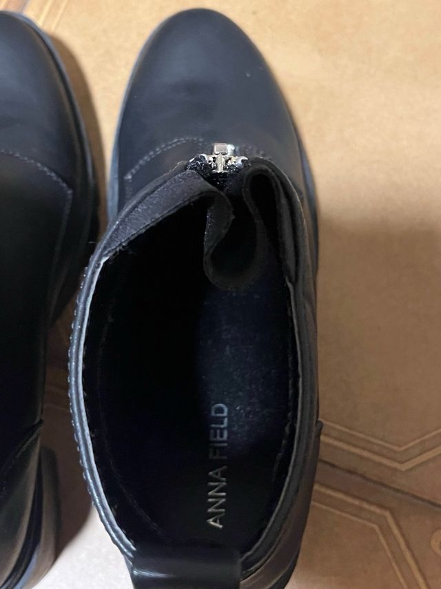 Botas Anna Field negras con cremallera