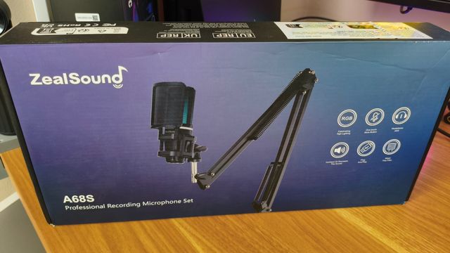 Micrófono ZealSound A68S Blanco sin usar