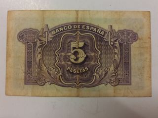 Billete 5 Pesetas Banco de España 1935