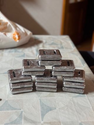 Plomos 1kg para cinturón de buceo, apnea y pesca
