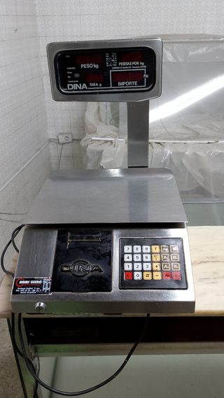 Báscula electrónica de acero DINA