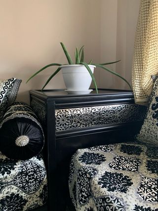 Salón Marroquí Negro y Blanco