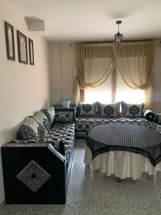 Salón Marroquí Negro y Blanco