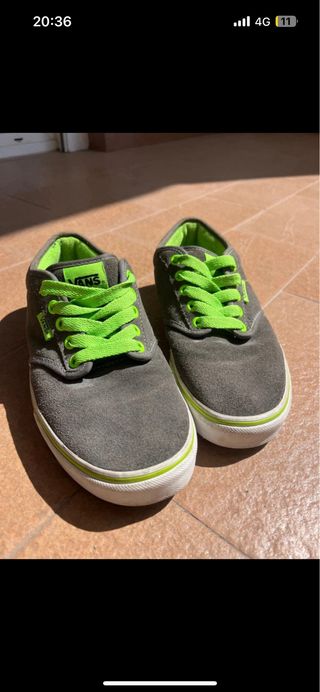 Vans grigie e verdi - Taglia 37