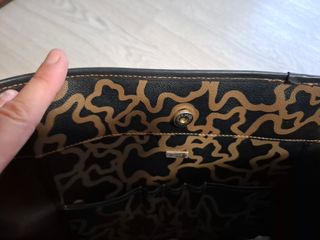 Bolso Tous Kaos Negro y Dorado