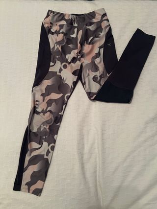 Mallas largas deportivas estampado camuflaje