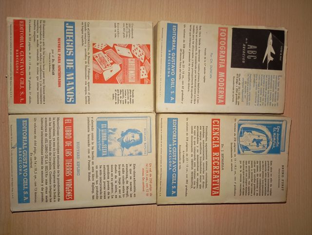 Lote de 4 joyas literarias de mediados de siglo.