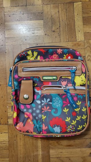 Bandolera/bolso juvenil estampado floral