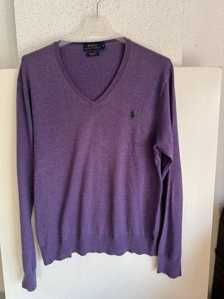 Polo Ralph Lauren Jersey Morado Talla M