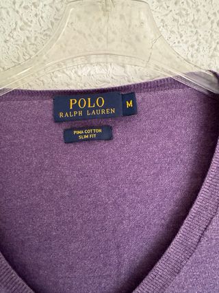 Polo Ralph Lauren Jersey Morado Talla M