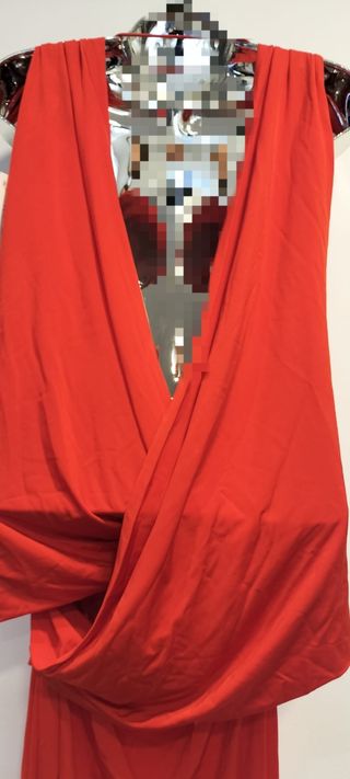 Vestido Zara Rojo Largo