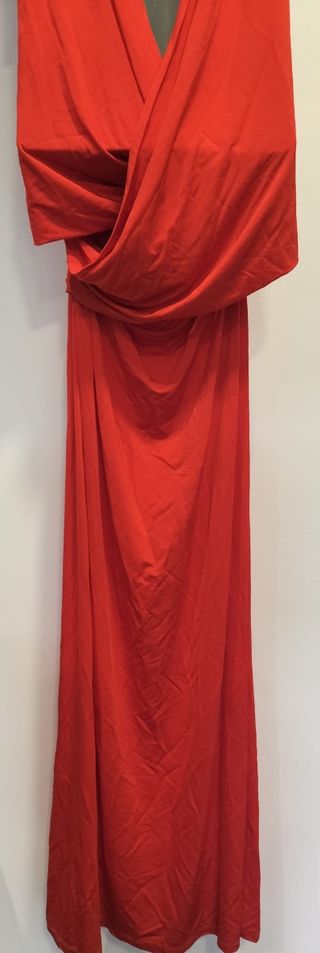 Vestido Zara Rojo Largo