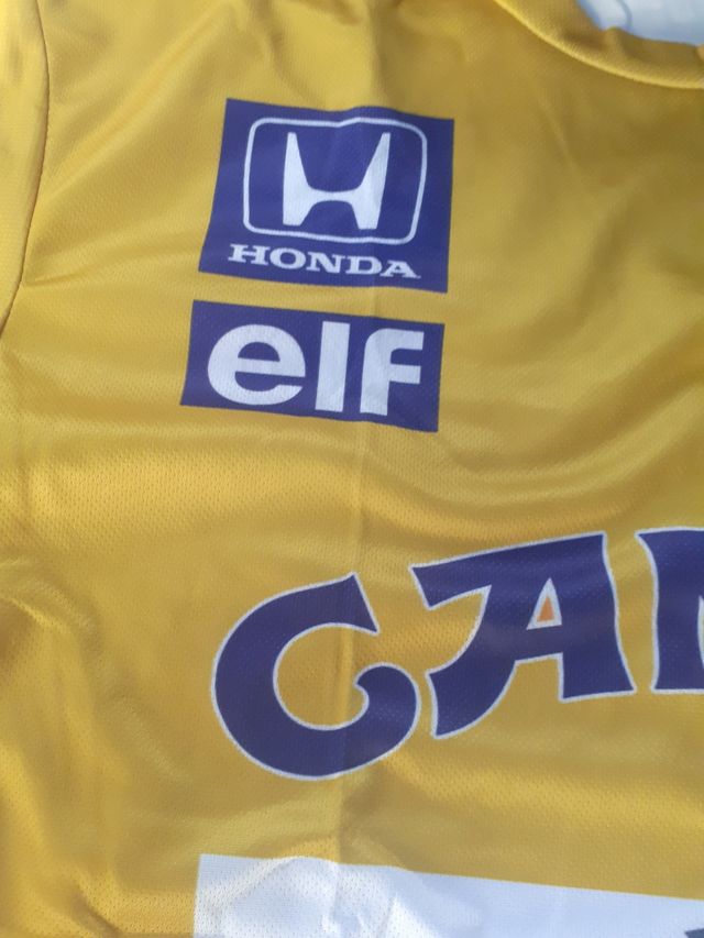 Camiseta camel amarilla Ayrton Senna 
