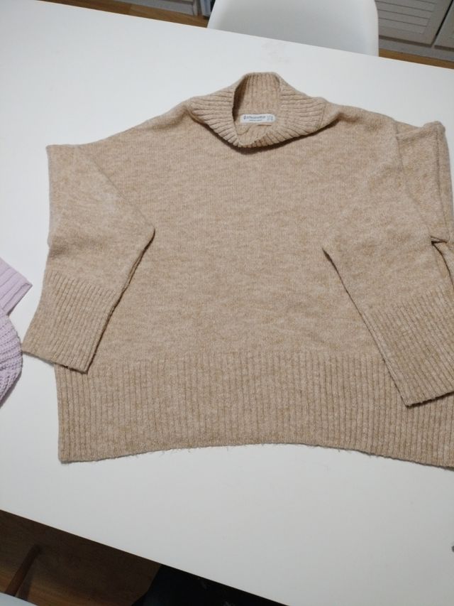 Jersey Stradivarius Beige Talla S