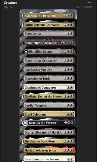 Mazo Magic Commander Edgar Markov