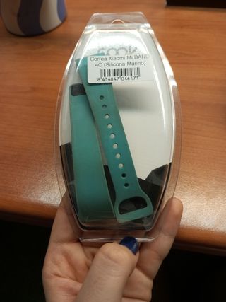 Correa Xiaomi Mi Band 4C - Silicona Turquesa