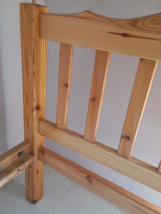 2 Estructuras iguales Cama Pino Macizo