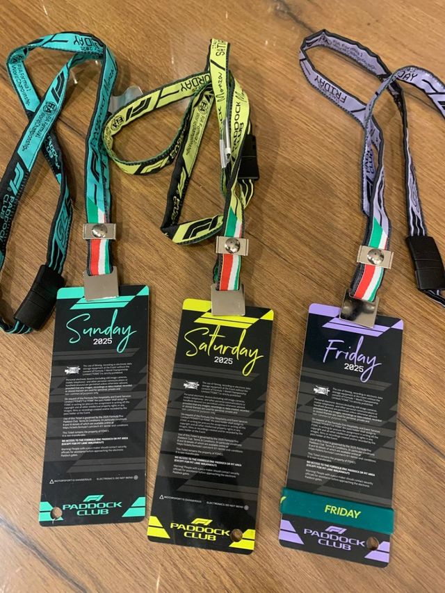 Lanyard pass Gran Premio d'Italia Monza 2025 