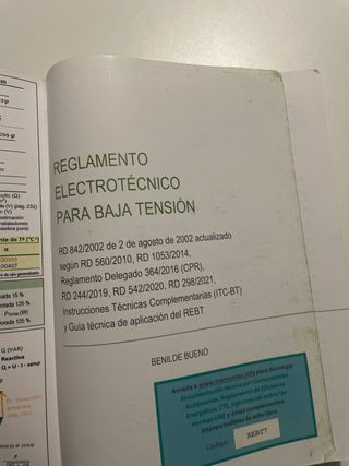 Reglamento Electrotécnico para Baja Tensión 7ª Ed.