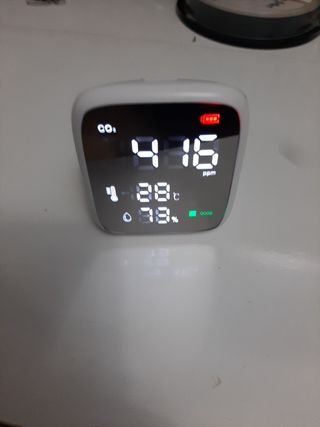 Monitor Calidad Aire CO2 Temperatura Humedad