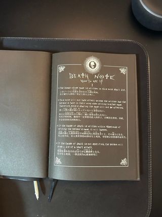 Libreta Death Note con Pluma (Bolígrafo)