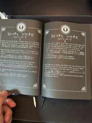 Libreta Death Note con Pluma (Bolígrafo)